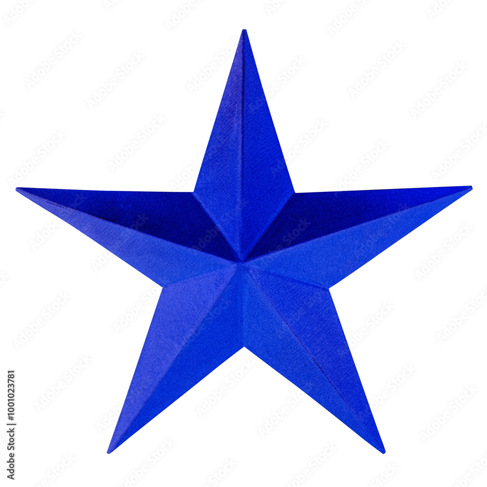 Blue star png sticker, transparent background Blue star png sticker, transparent background