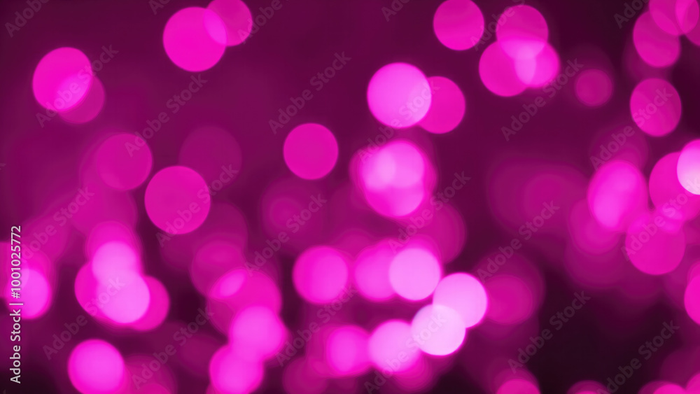 Soft Bokeh Lights on Dark Pink Background Soft Bokeh Lights on Dark Pink Background