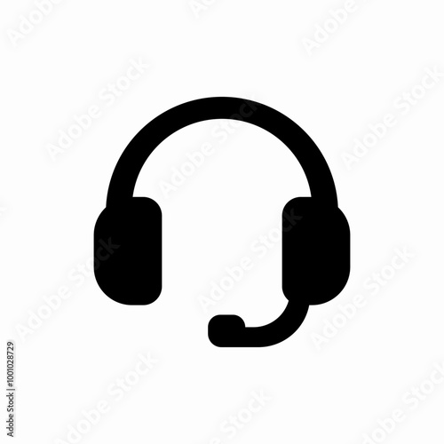 headphone wireless headset icon sign vector