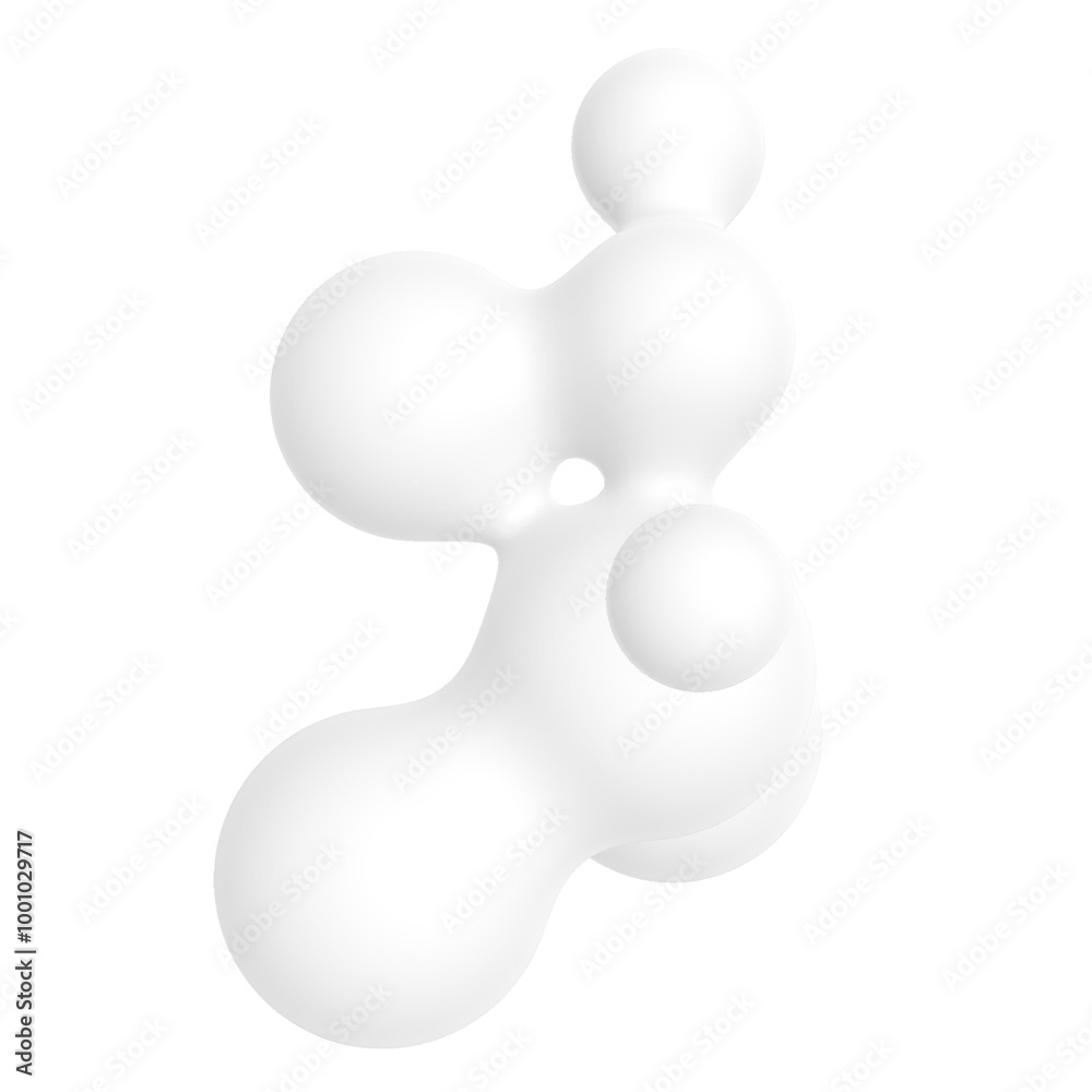 White molecule shape png sticker, 3D liquid graphic, transparent background White molecule shape png sticker, 3D liquid graphic, transparent background