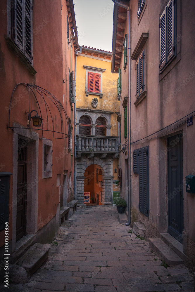 Fototapeta premium old town labin