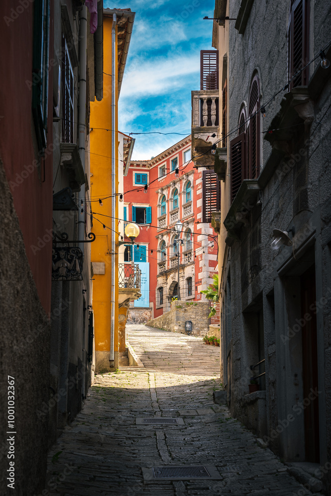 Fototapeta premium old town labin