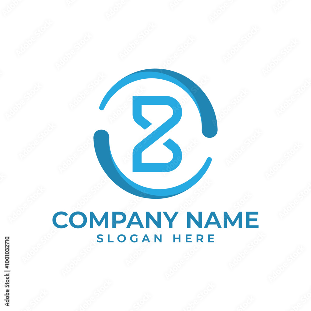 letter B in shape of infinity sign in modern and geometric style isolated by 2 swoosh forming a circle for technology logo letter B in shape of infinity sign in modern and geometric style isolated by 2 swoosh forming a circle for technology logo