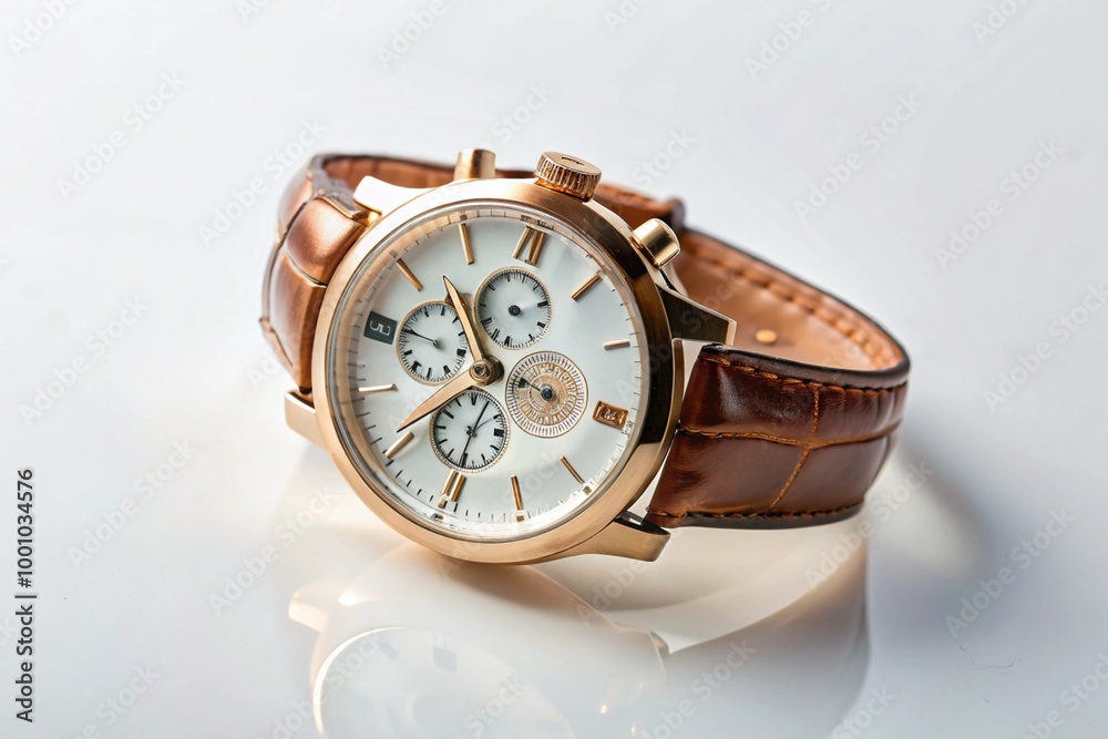 Luxury watch isolated on white background. With clipping path for artwork or design. Black. Luxury watch isolated on white background. With clipping path for artwork or design. Black.