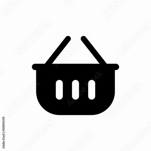 shopping basket icon sign vector