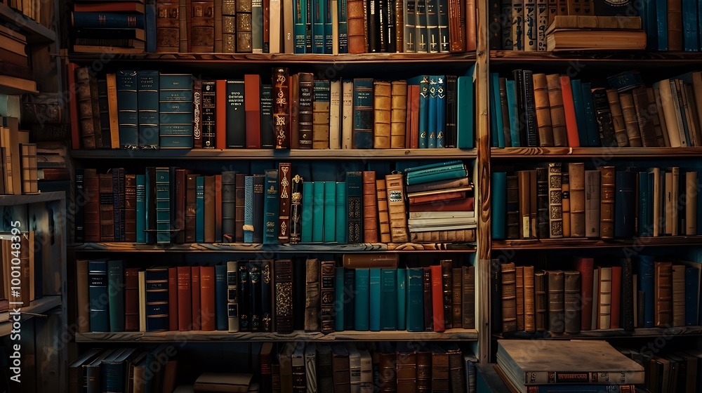 A shelf filled with bright areas a symbol of the fabled world as the writer builds A shelf filled with bright areas a symbol of the fabled world as the writer builds