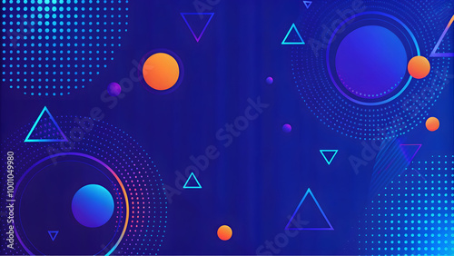 Modern abstract shapes concept design background. Geometric shapes. Abstract gradient color background. 