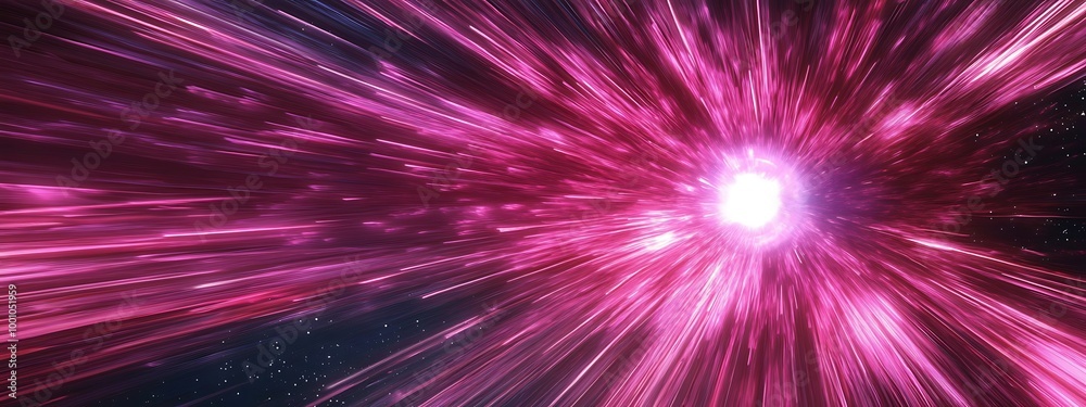 Neon speed rays abstract background. A burst of pink light energy. The movement of luminous purple rays in space. Neon speed rays abstract background. A burst of pink light energy. The movement of luminous purple rays in space.