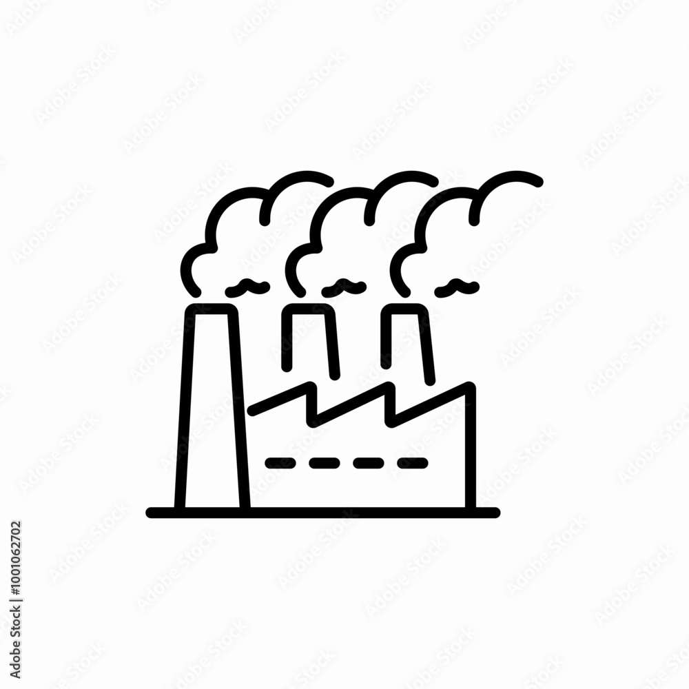 factory industry icon sign vector factory industry icon sign vector