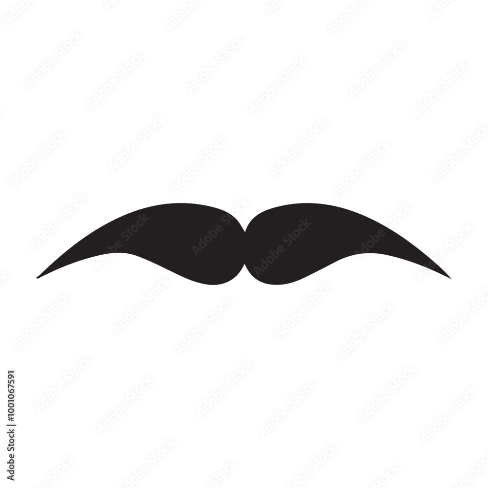 Moustache Silhouette Design - mustache Vector illustration in black
Moustache Silhouette Design - mustache Vector illustration in black