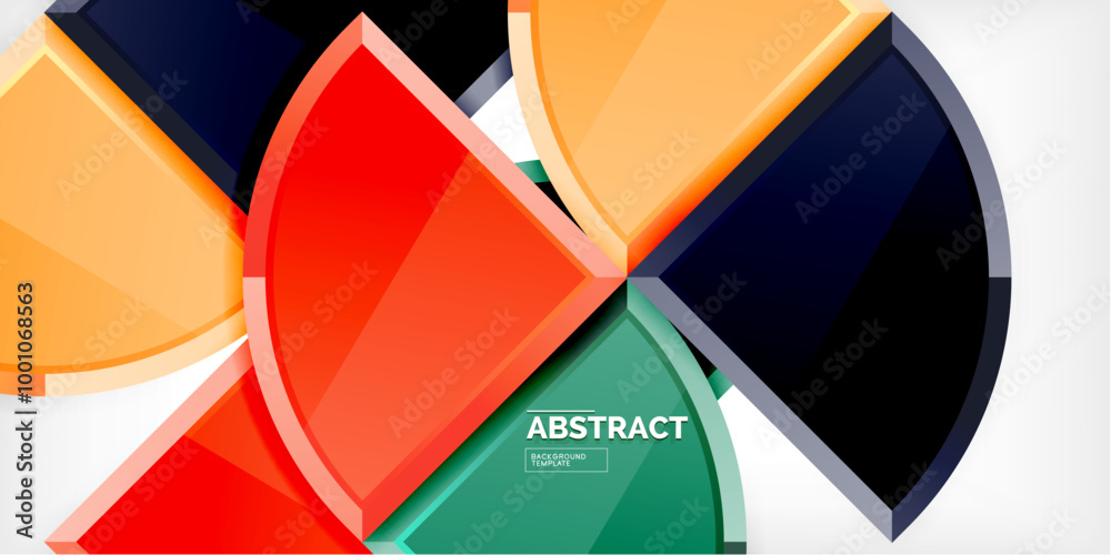 Glossy circles geometric background. Vector Illustration For Wallpaper, Banner, Background, Card, Book Illustration, landing page Glossy circles geometric background. Vector Illustration For Wallpaper, Banner, Background, Card, Book Illustration, landing page