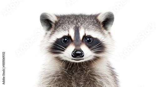 Adorable Raccoon Portrait