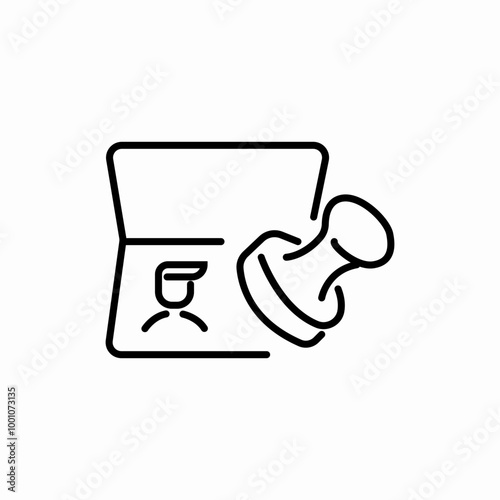 hand signet court icon sign vector