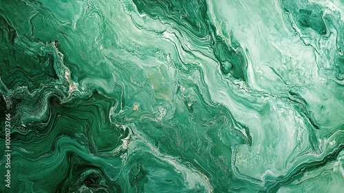 Abstract Green Marble Background Texture