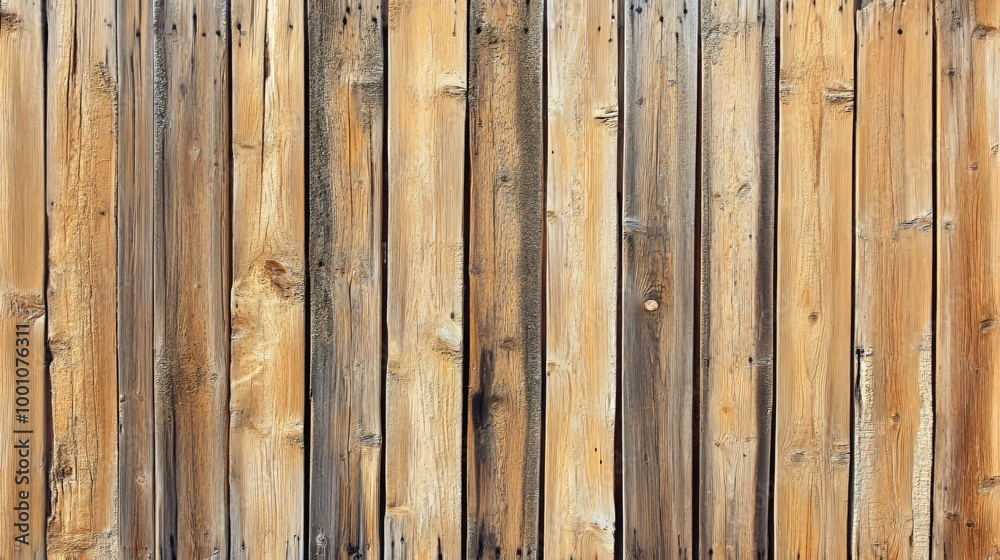 Weathered wooden fence with vertical planks. Weathered wooden fence with vertical planks.