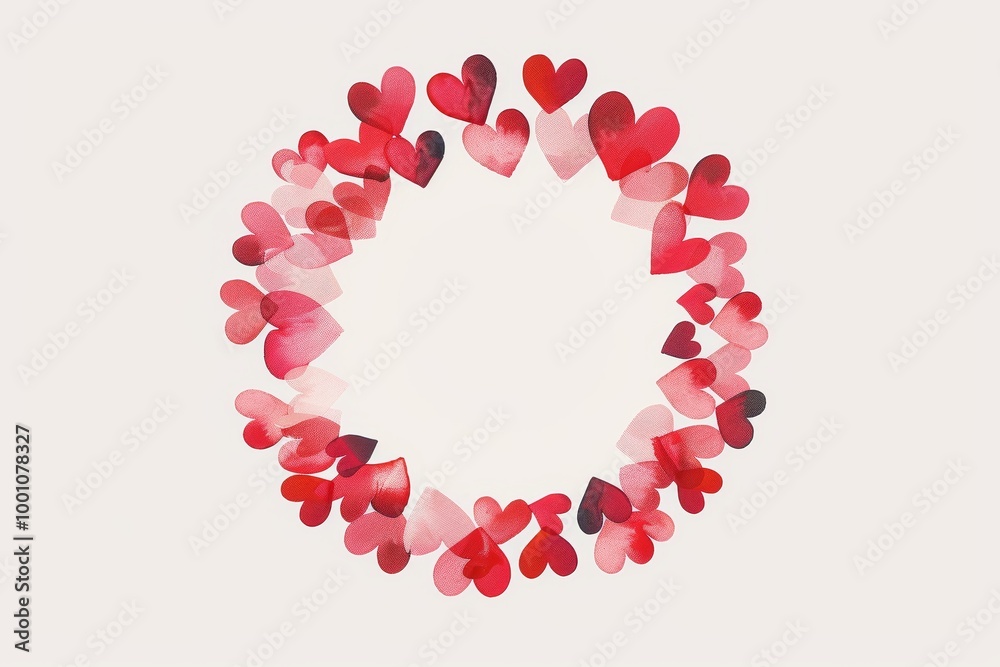 Heart wreath: romantic valentine’s day decoration Heart wreath: romantic valentine’s day decoration