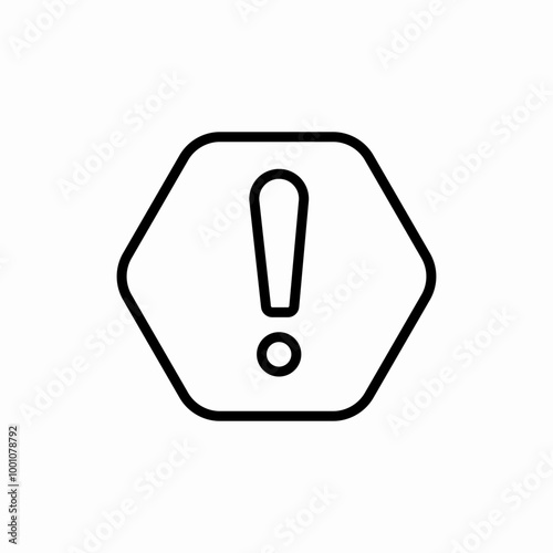 general warning icon sign vector