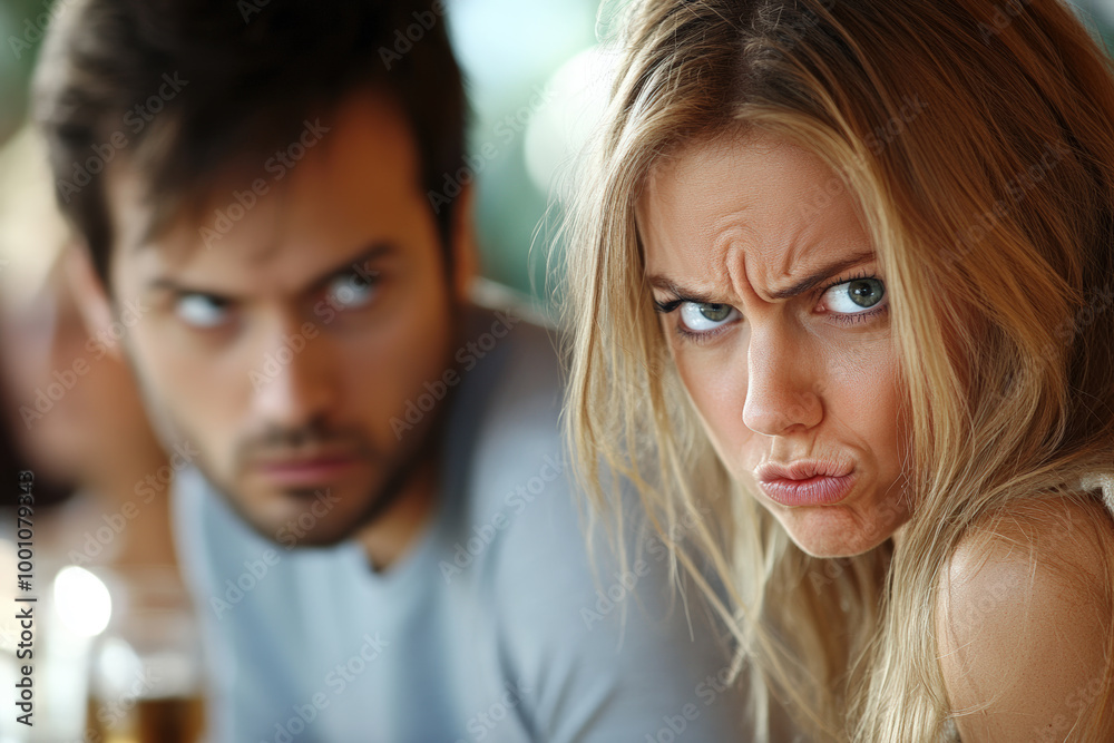 Couple's Argument in the Daytime Couple's Argument in the Daytime