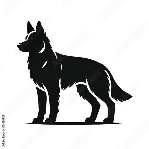 German Shepherd Silhouette