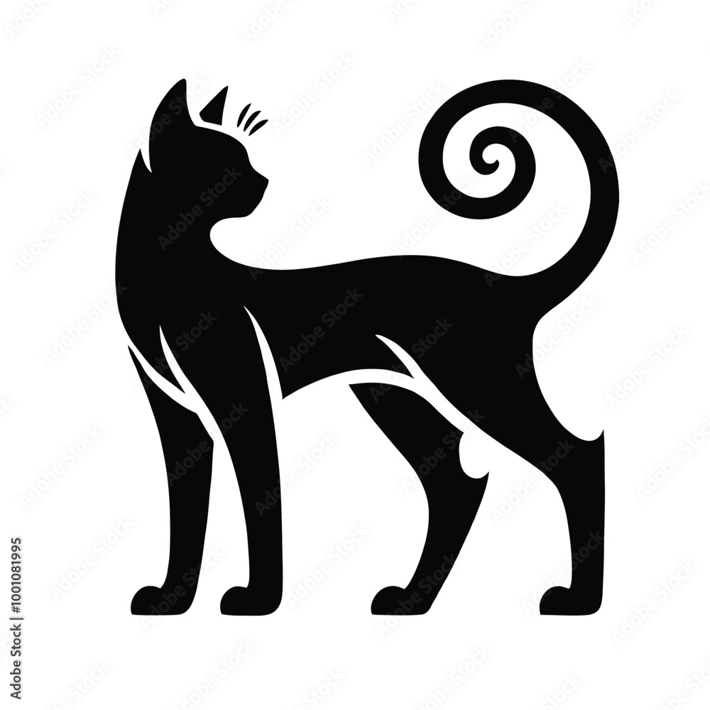 Obraz premium Cat Silhouette