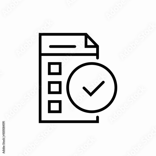 checking files icon sign vector photo