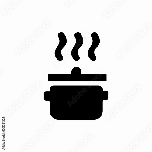 hot pot icon sign vector