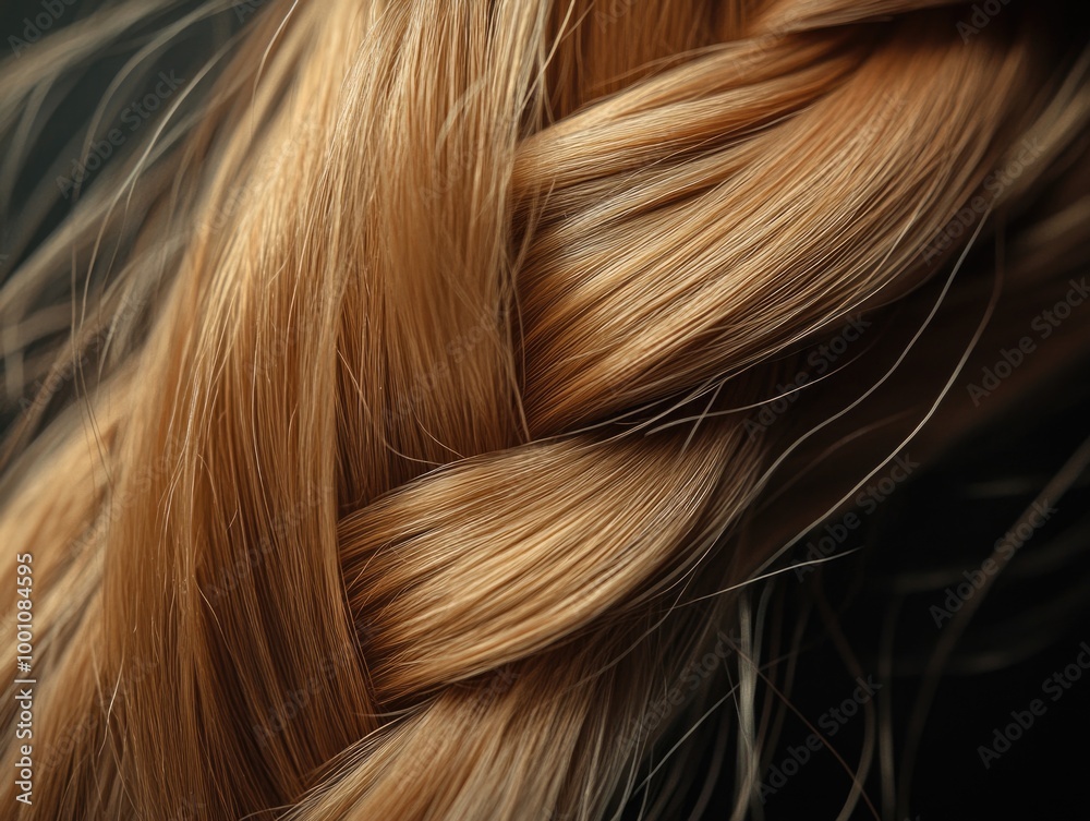 Woman's braided hair Woman's braided hair