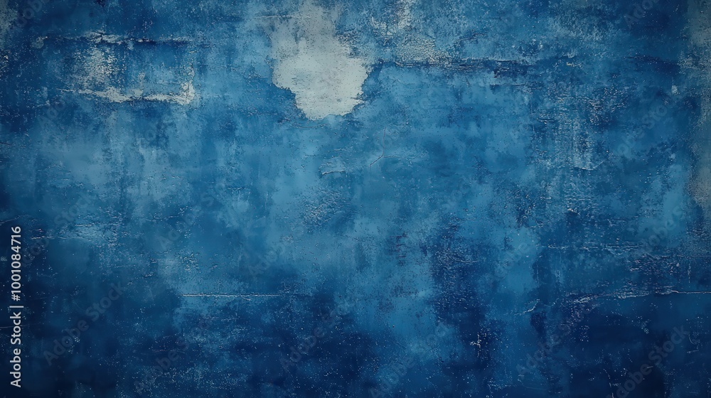 Obraz premium Dark Blue Grunge Background for Creative Projects