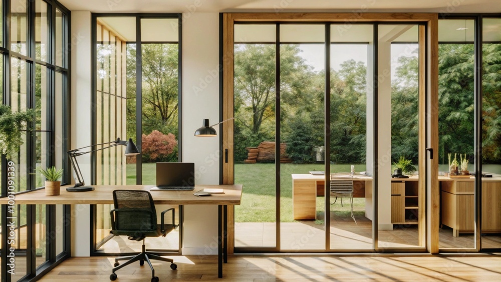 Modern and minimal house window for interior decoration isolated on background, open office glass window frame. Modern and minimal house window for interior decoration isolated on background, open office glass window frame.