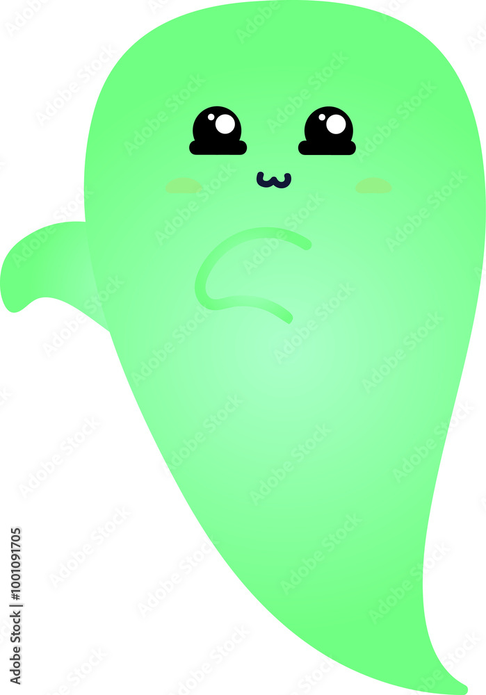 cute ghost cartoon , halloween