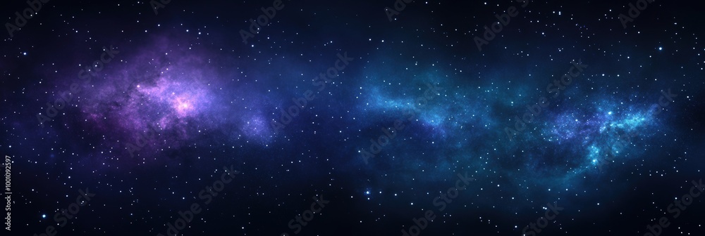 Dark Night Sky with Stars and Galaxy Background Dark Night Sky with Stars and Galaxy Background