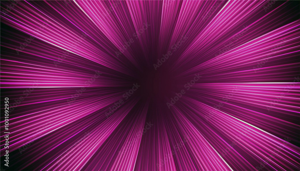 Abstract Pink and Purple Radial Lines Background
