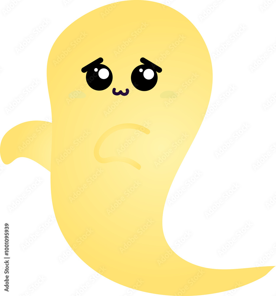 cute ghost cartoon , halloween