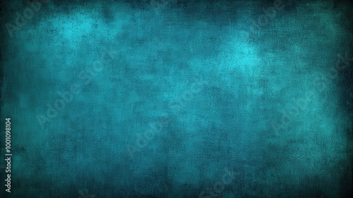 Dark Teal Textured Background with Vignette Effect