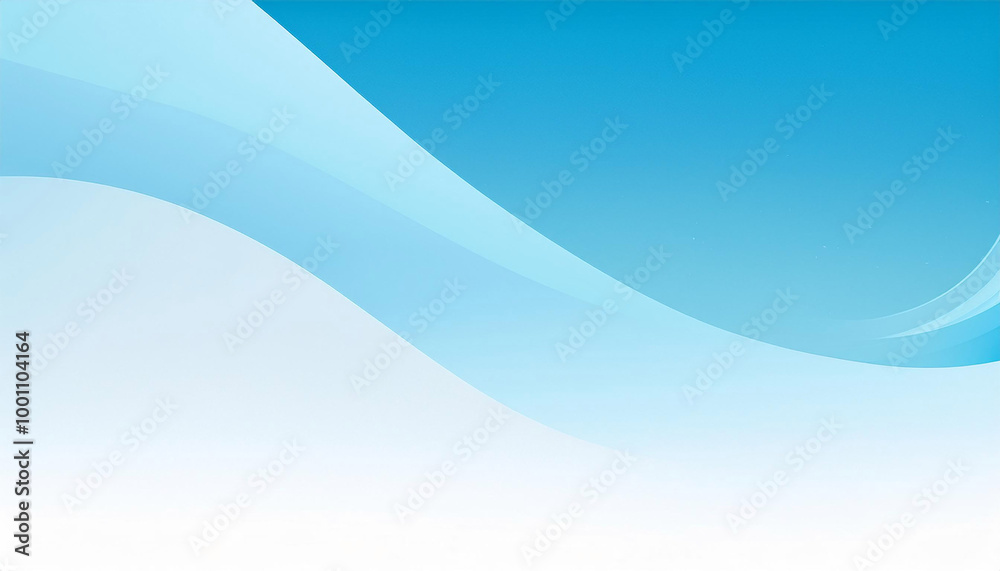 Abstract Blue and White Gradient Background with Curved Lines Abstract Blue and White Gradient Background with Curved Lines