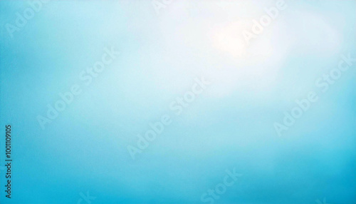 Abstract Blue Gradient Background with White Light