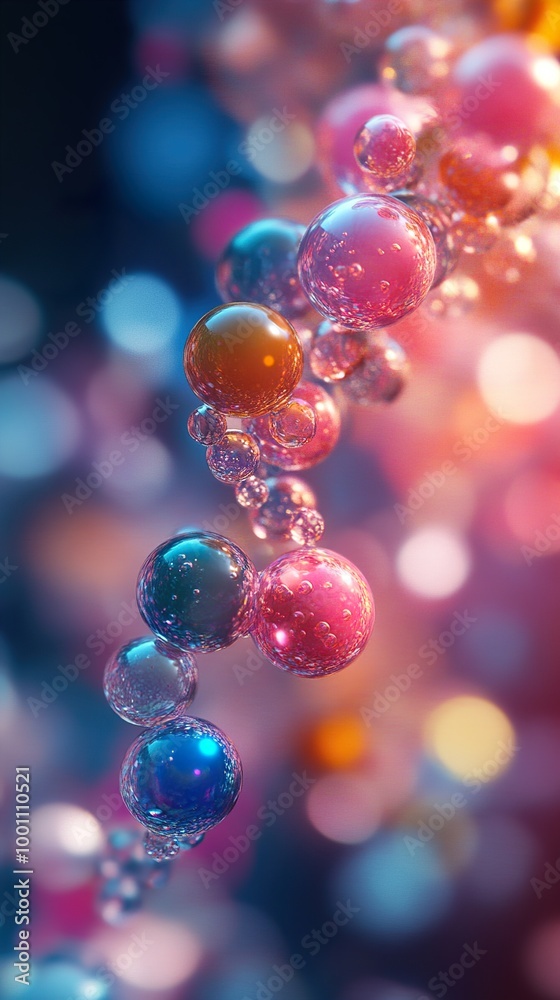 Abstract Colorful Spheres: A Macro View of Science Abstract Colorful Spheres: A Macro View of Science