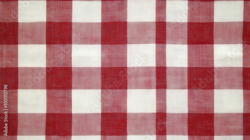 Red and White Gingham Pattern for Various Uses