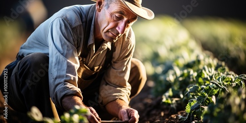 farmer in field