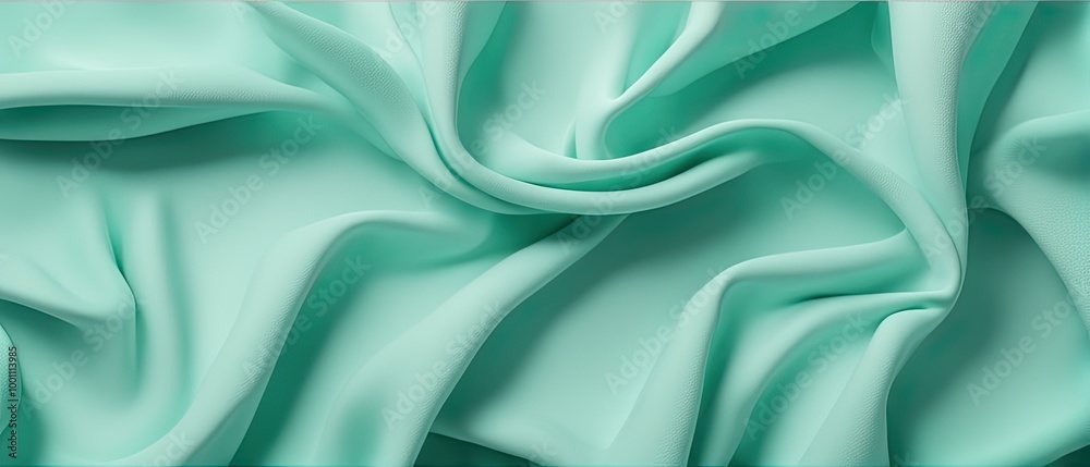 Obraz premium Mint Green Fabric Texture