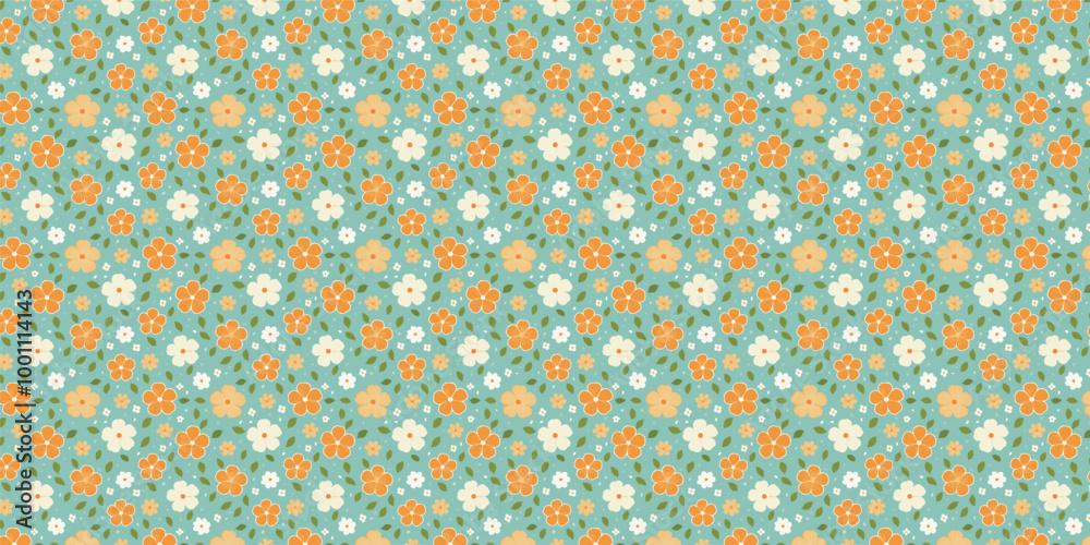 小さな花のパターン Generative AI 小さな花のパターン Generative AI