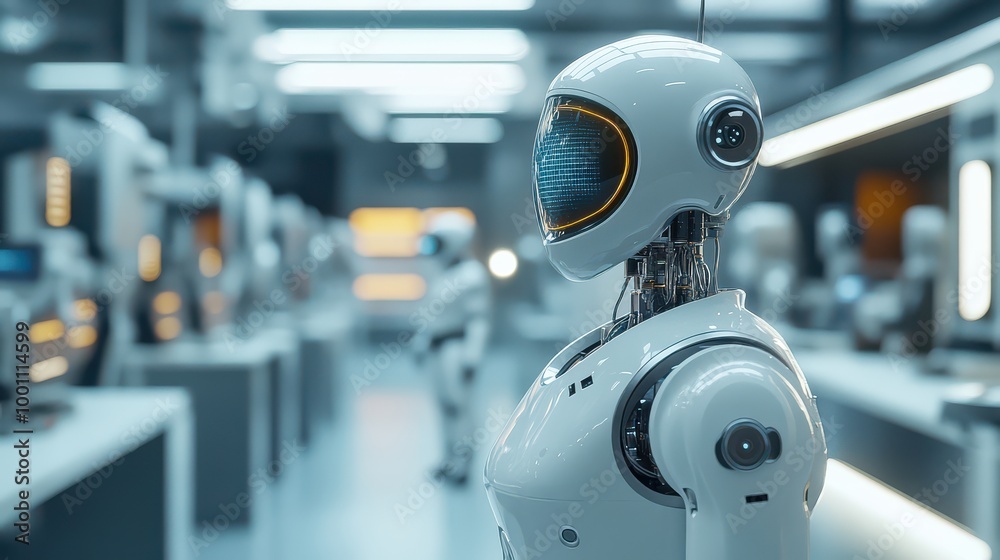 Futuristic Factory Workers: Humanoid Robots Operating alongside Humans in Advanced Manufacturing Environment Futuristic Factory Workers: Humanoid Robots Operating alongside Humans in Advanced Manufacturing Environment