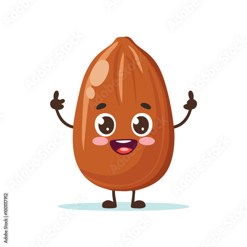 Date Cute Cartoon Fruit Fresh Animation Kawaii Healthy Character
