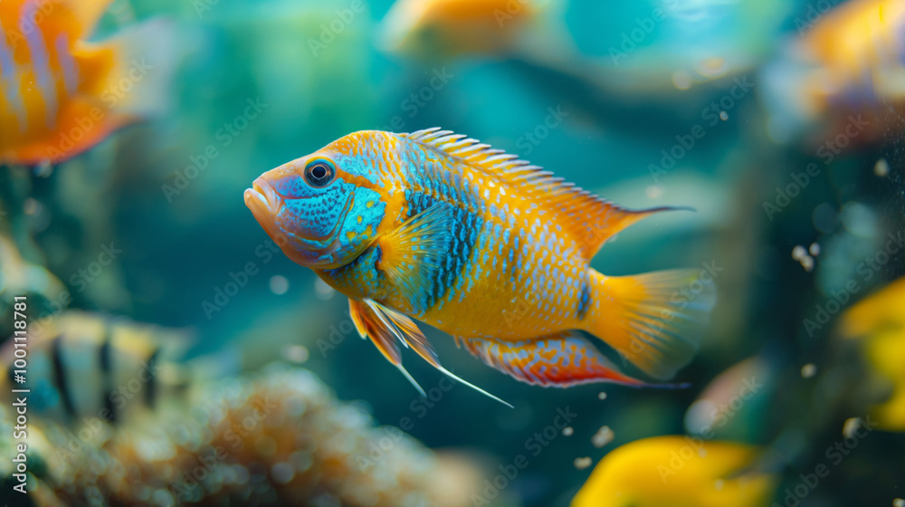 Obraz premium fish in aquarium