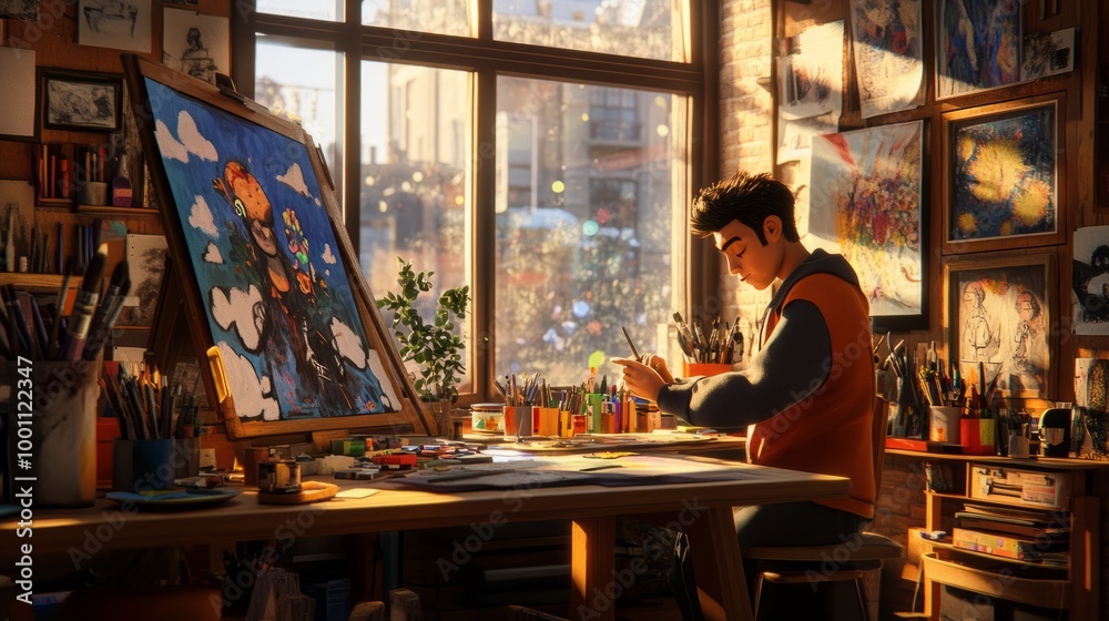 Artist in Studio Artist in Studio