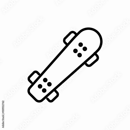 skate board icon sign vector