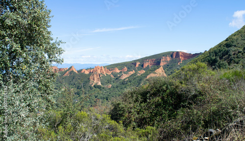 Parque natural de las minas romanas de Las Médulas, León, España