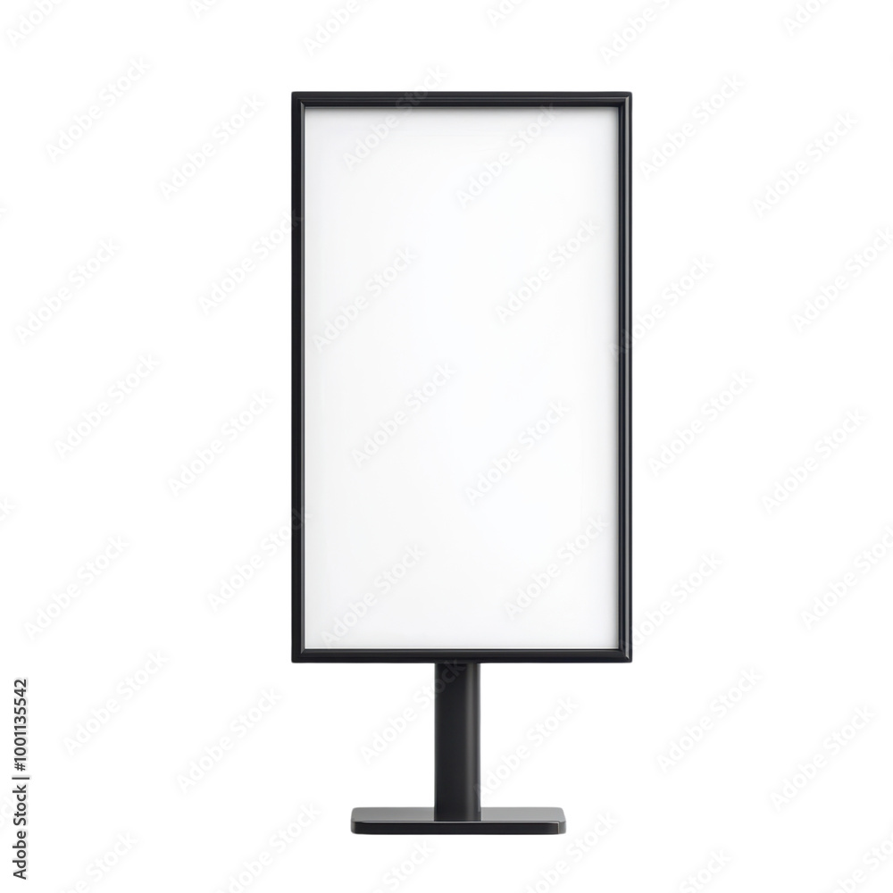 Blank outdoor advertising billboard on a stand Blank outdoor advertising billboard on a stand