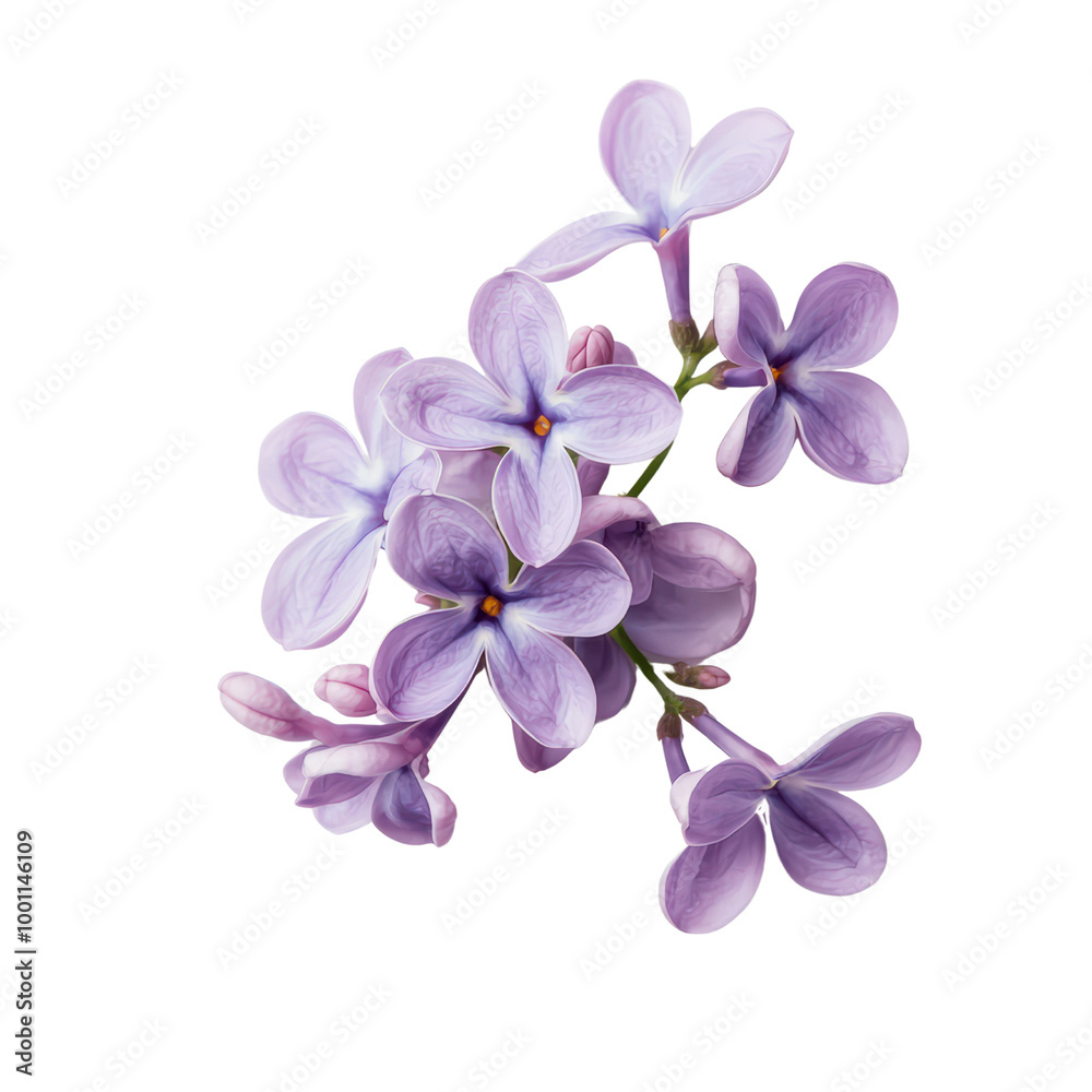 Delicate lilac flowers in full bloom Delicate lilac flowers in full bloom