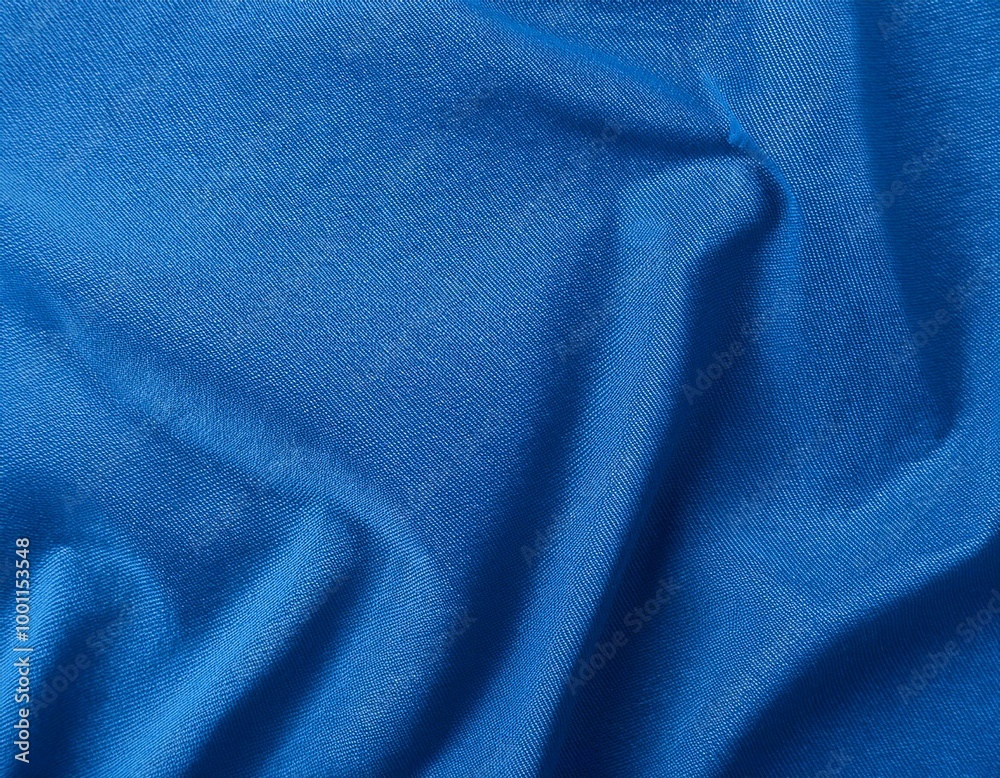 Bright blue natural cotton linen textile texture background banner panorama Bright blue natural cotton linen textile texture background banner panorama